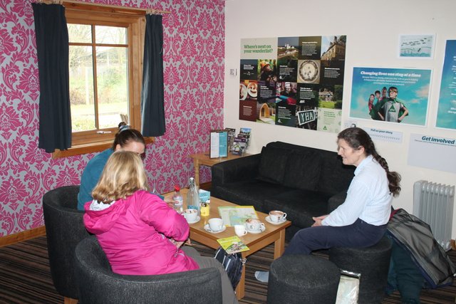 A typical YHA lounge